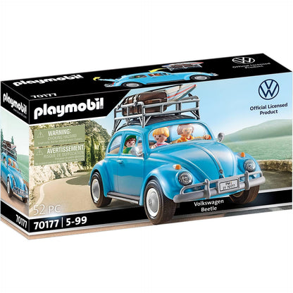 PLAYMOBIL Volkswagen 70177 Käfer mit Dachgepäckträger, abnehmbaren Dach und Heckklappe