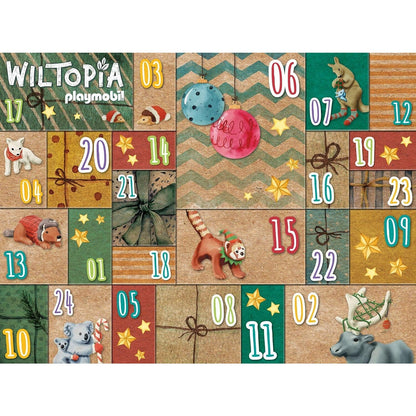 PLAYMOBIL Wiltopia 71006 DIY Do-it-Yourself Adventskalender Tierische Weltreise mit 24 Überraschungen