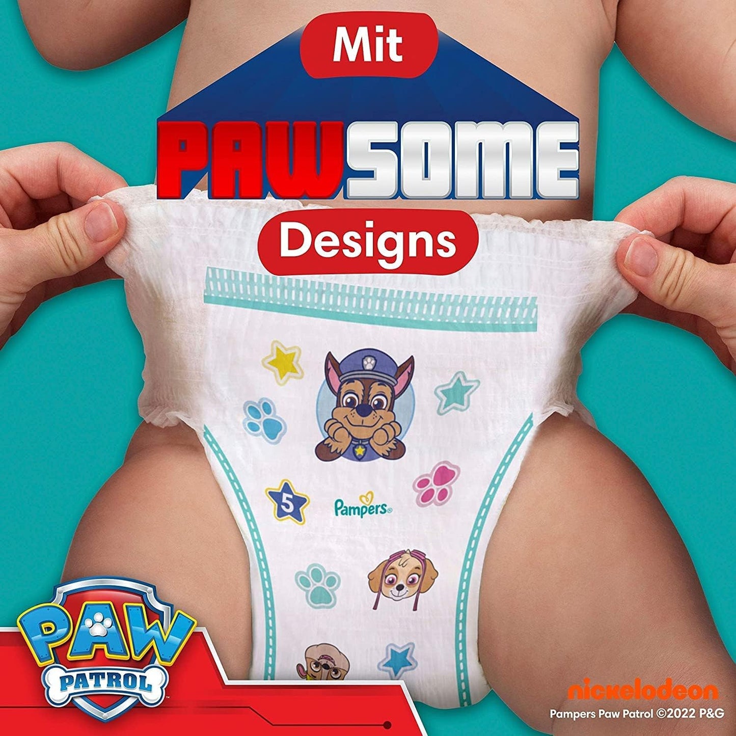 Pampers Baby-Dry Pants Paw Patrol Limited Edition Größe 6, 138 Windeln, 14 kg - 19 kg