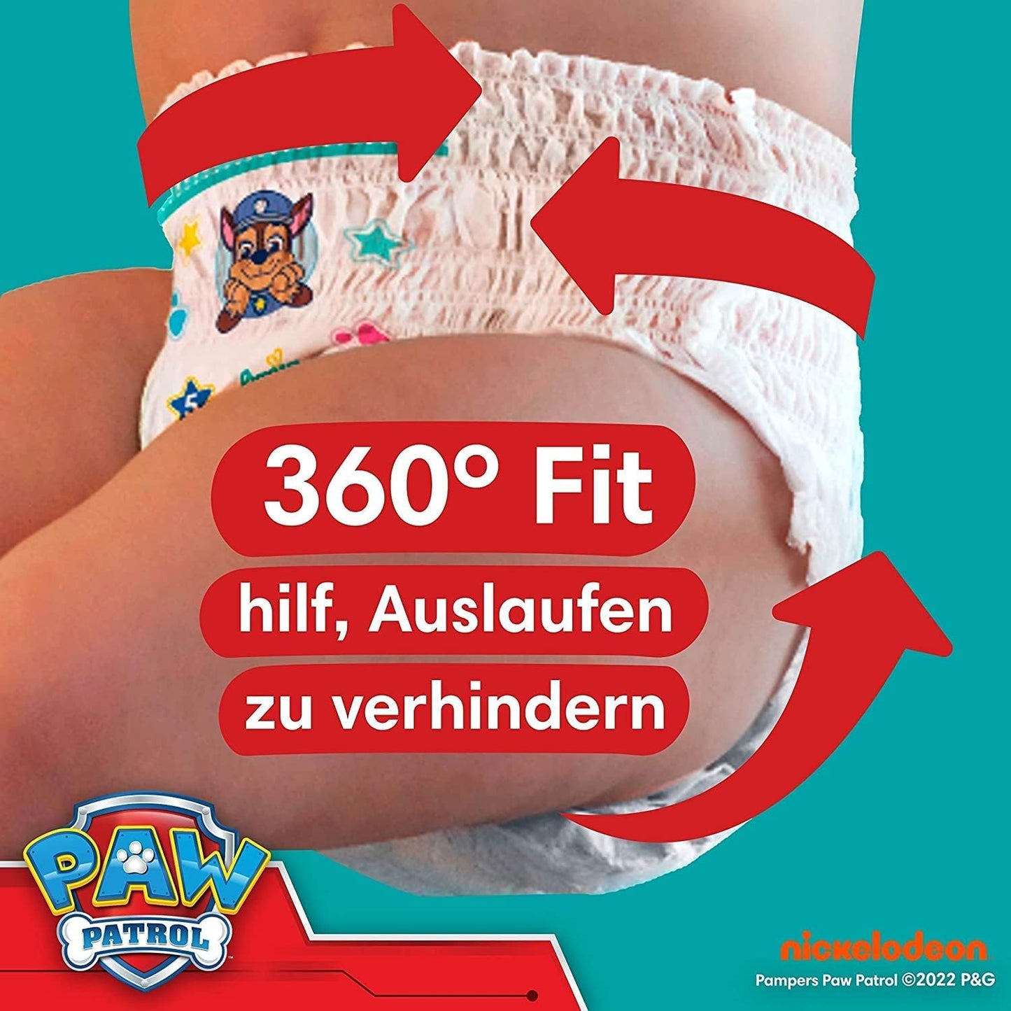 Pampers Baby-Dry Pants Paw Patrol Limited Edition Größe 6, 138 Windeln, 14 kg - 19 kg