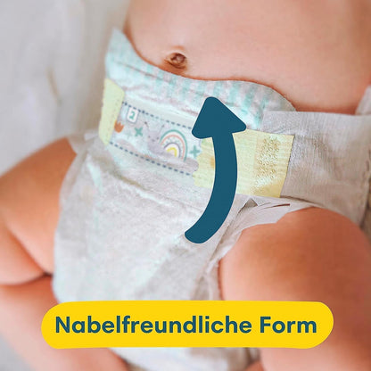 Pampers Baby Windeln Größe 1 (2-5kg) Premium Protection, Newborn, HALBMONATSBOX, 180 Stück