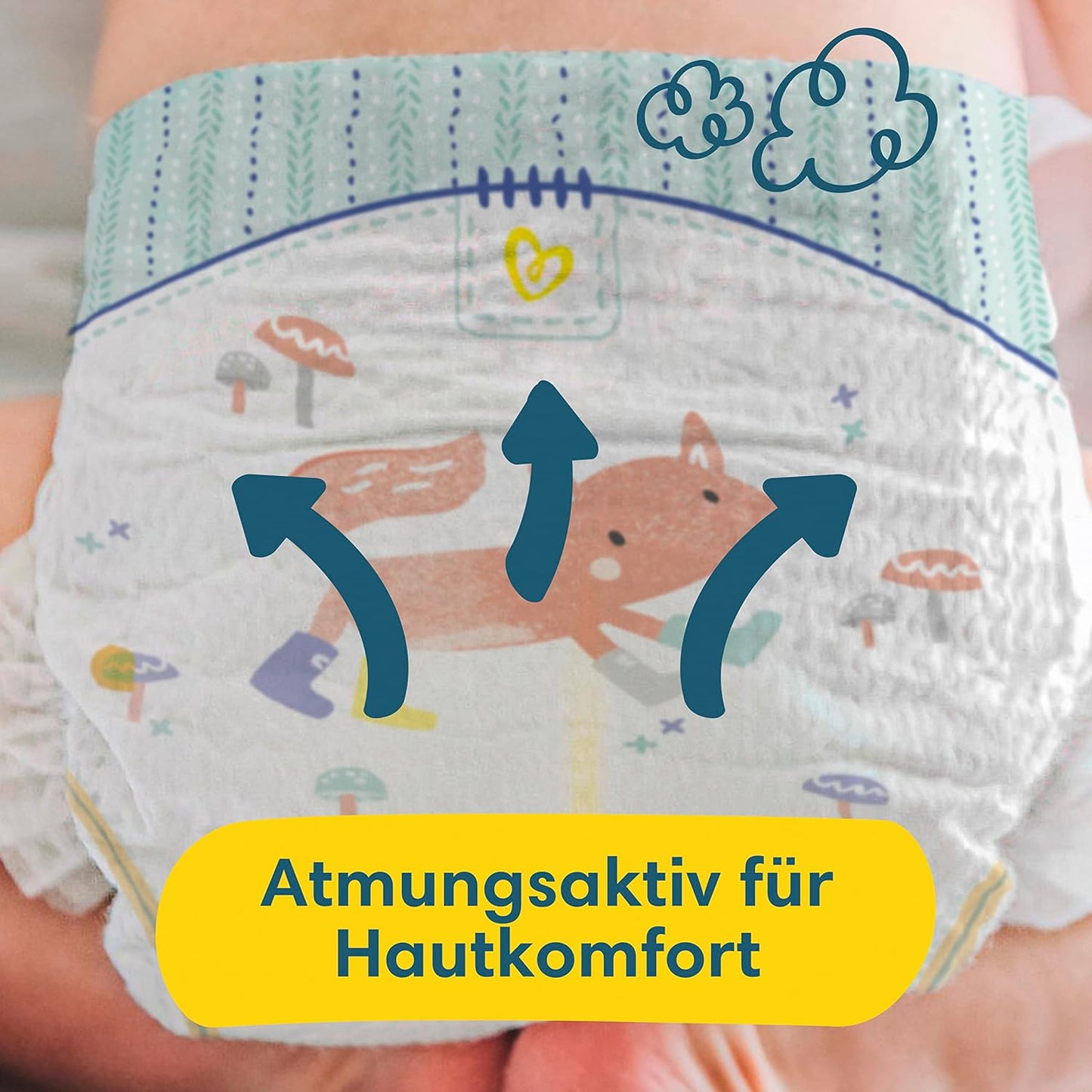 Pampers Premium Protection Größe 3, 68 Windeln, 6kg - 10kg, Komfort und Schutz empfindliche Haut