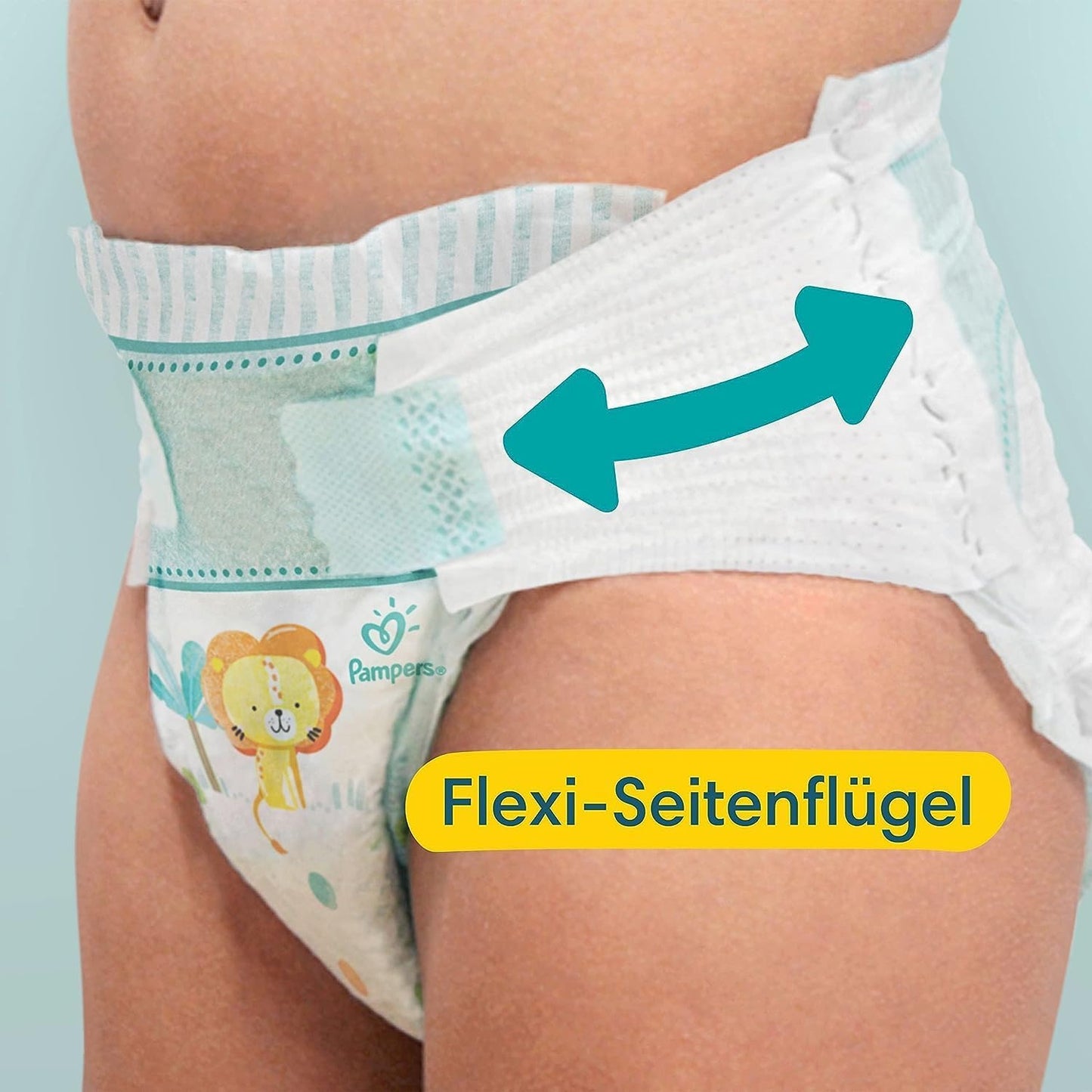 Pampers Windeln Größe 7 15kg+ Baby-Dry, Extra Large, MONATSBOX, 132 Stück