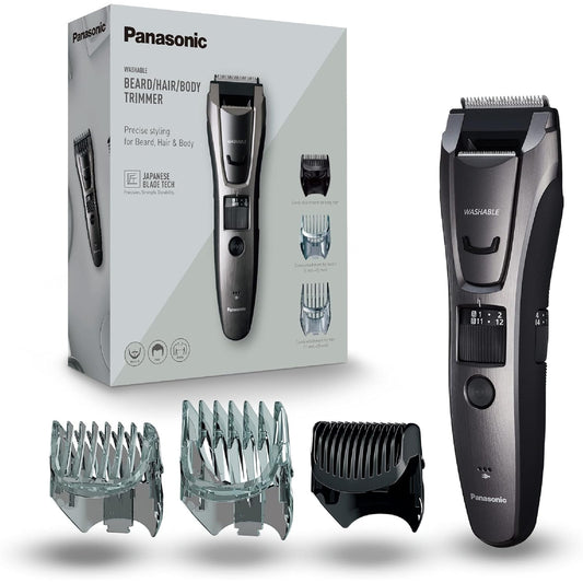 Panasonic ER-GB80-H503 Bart-, Haar- & Körperschneider für Männer, tragbarer kabelloser, wasserdichter Trimmer