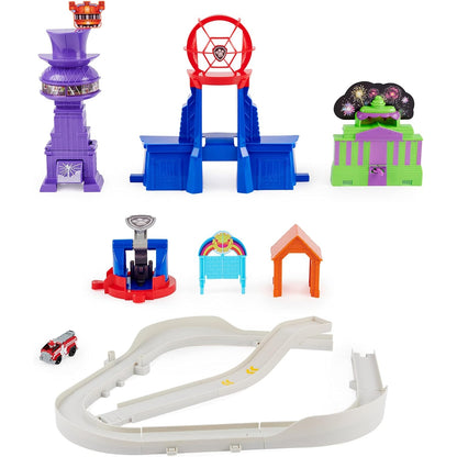 Paw Patrol True Metal Total City Rescue Spielset aus dem Kinofilm mit 3 Rettungsaktionen, ab 3 Jahren