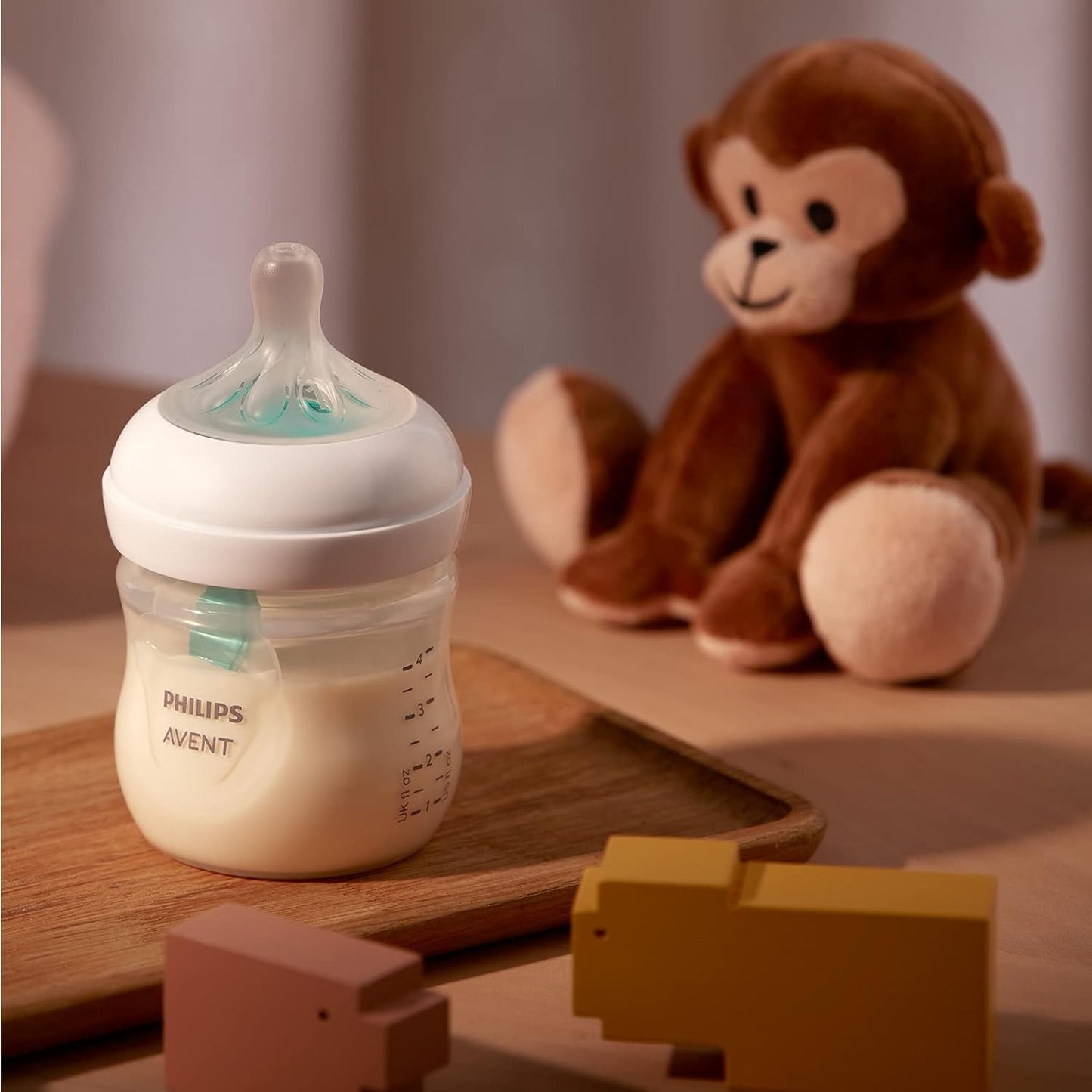 Philips Avent 2x Babyflaschen mit AirFree 125 ml, BPA-frei, Neugeborene Modell SCY670/02