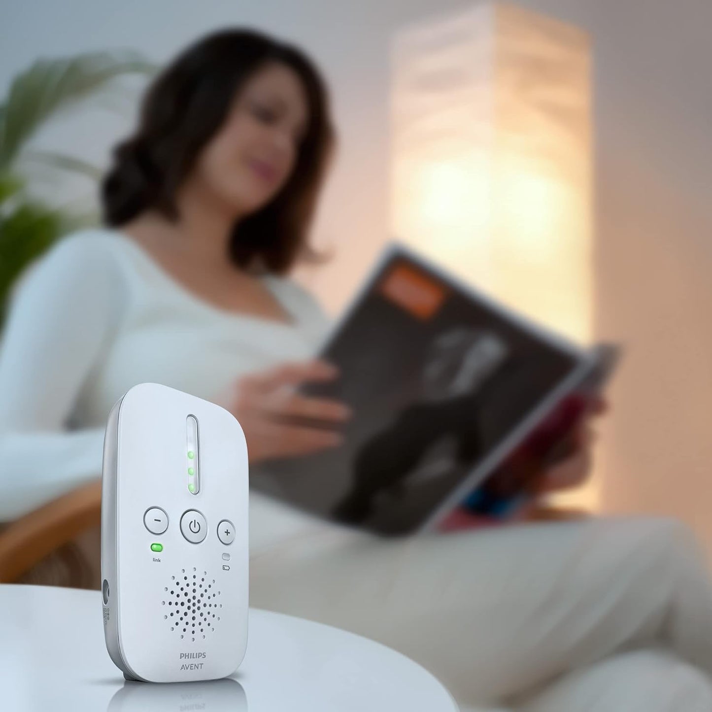 Philips Avent Audio Babyphone - DECT-Technologie, Kristallklarer Klang, Eco-Mode Modell SCD503/26