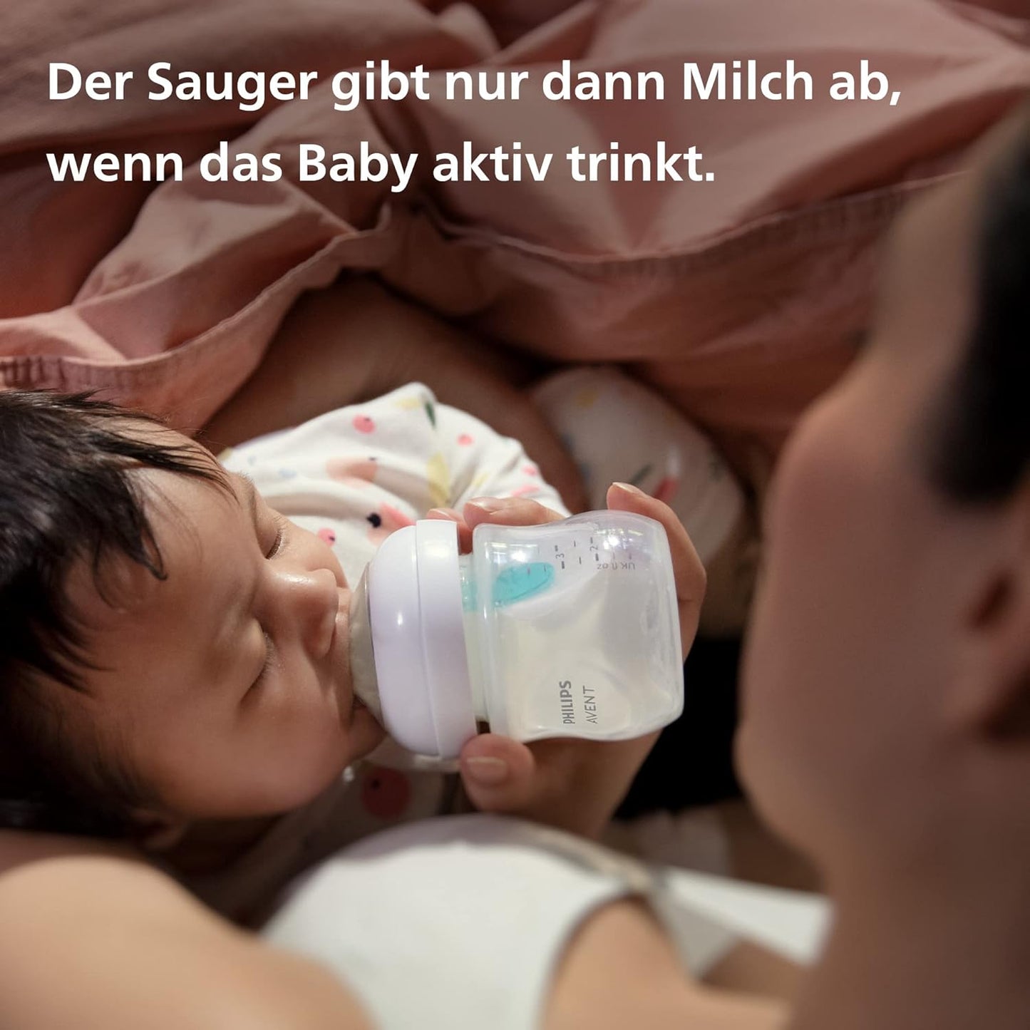 Philips Avent Babyflaschen mit AirFree Ventil, Geschenkset für Neugeborene 4 Babyflaschen, Schnuller und Flaschenbürste