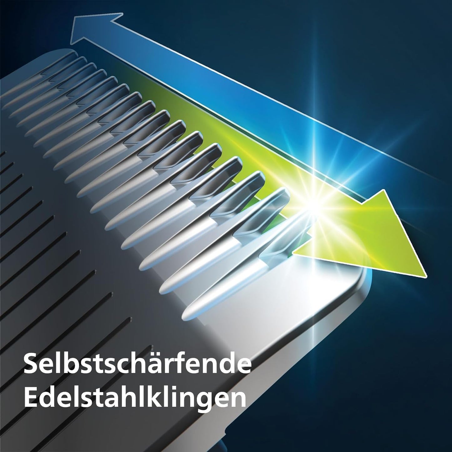 Philips Barttrimmer S5000 Elektrischer Bartschneider für Herren mit Bartkamm