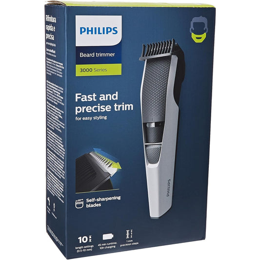 Philips Barttrimmer Serie 3000 mit Lift & Trim-Technologie Modell BT3206/14