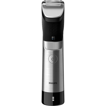 Philips Barttrimmer Series 9000 mit SteelPrecision-Technologie inkl. Bartkammaufsatz und Reiseettui (Modell BT9810/15)