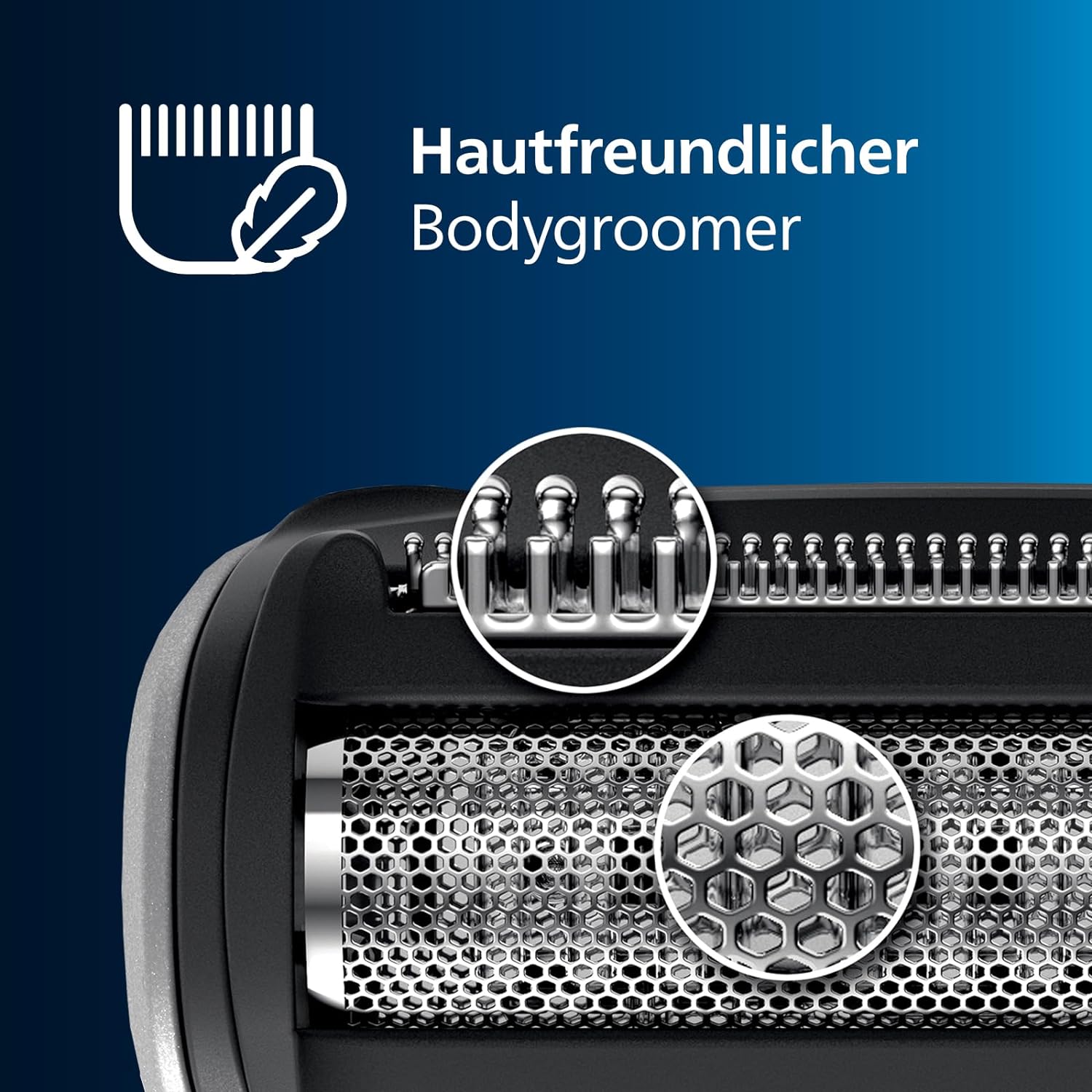 Philips Bodygroom Series 3000, wasserfester Trimmer für Intimbereich und Körper