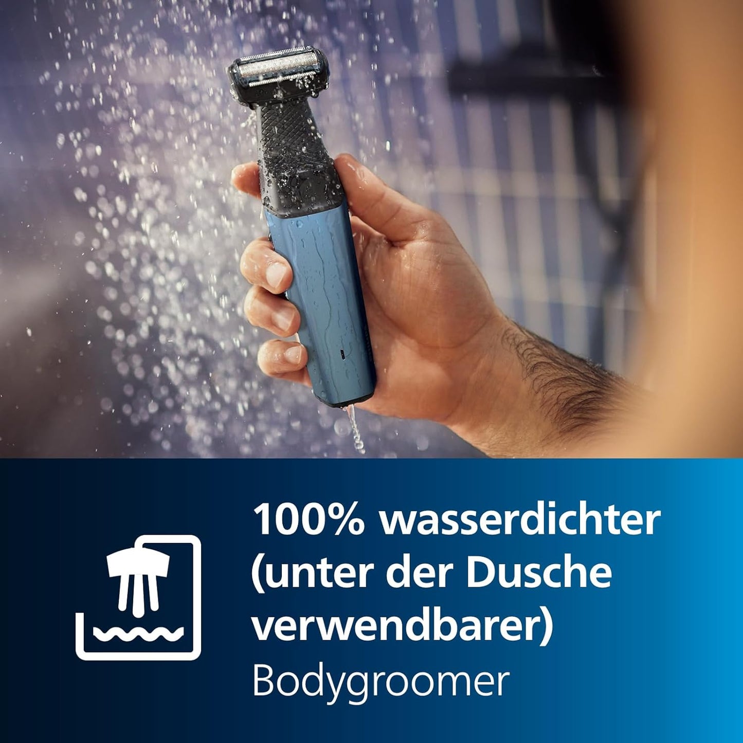 Philips Bodygroom Series 3000, wasserfester Trimmer für Intimbereich und Körper