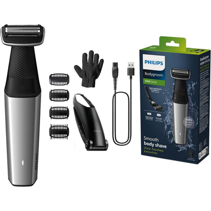 Philips Bodygroom Series 5000, wasserfester Trimmer für Intimbereich und Körper