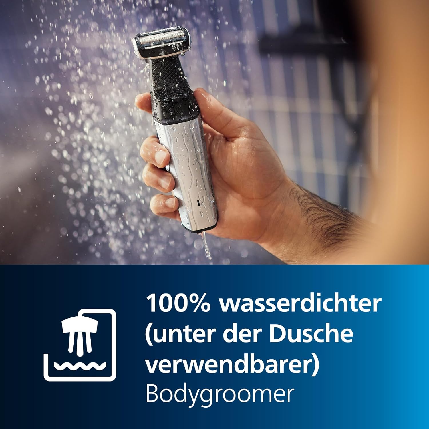 Philips Bodygroom Series 5000, wasserfester Trimmer für Intimbereich und Körper