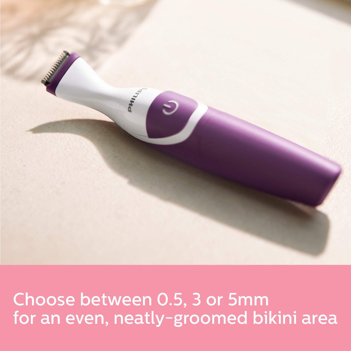 Philips Essential Bikini-Trimmer, Folie (Modell BRT383/15)