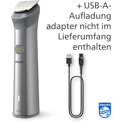 Philips Multigroom Series 5000, All-in-One-Trimmer, 12-in-1 Barttrimmer und Haarschneider (Modell MG5950/15)