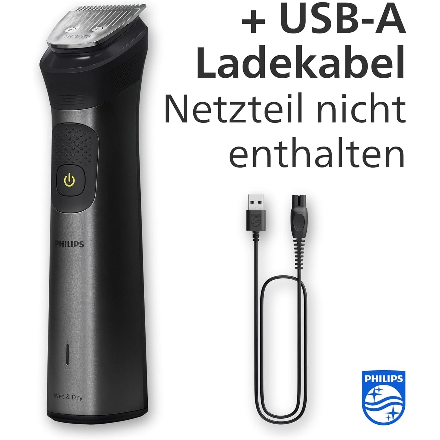 Philips Multigroom Series 7000, All-in-One-Trimmer, 15-in-1 Barttrimmer und Haarschneider