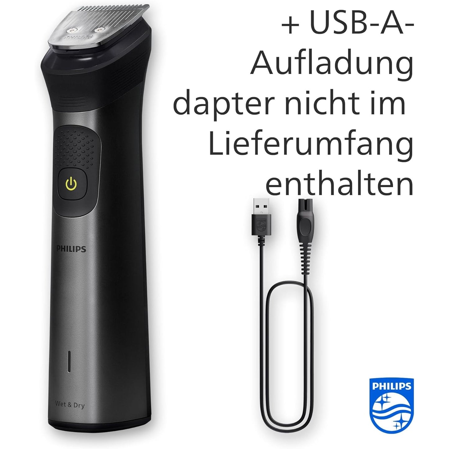 Philips Multigroom Series 7000, All-in-One-Trimmer, 15-in-1 Barttrimmer und Haarschneider