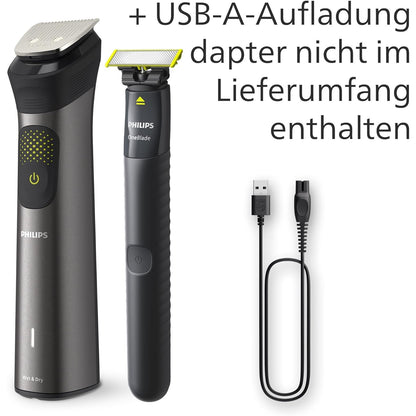 Philips Multigroom Series 9000, 13-in-One-Barttrimmer und Haarschneider inkl. OneBlade