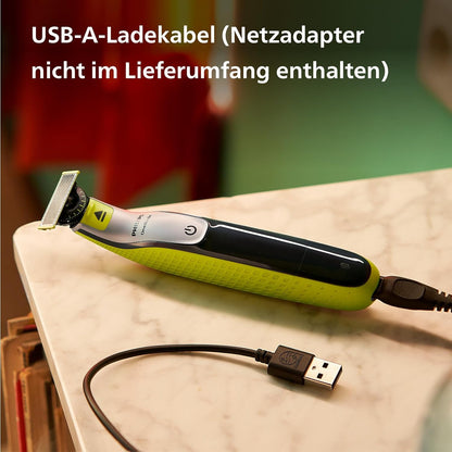 Philips OneBlade 360 Face – Elektrischer Bartschneider und Rasierer zum Trimmen