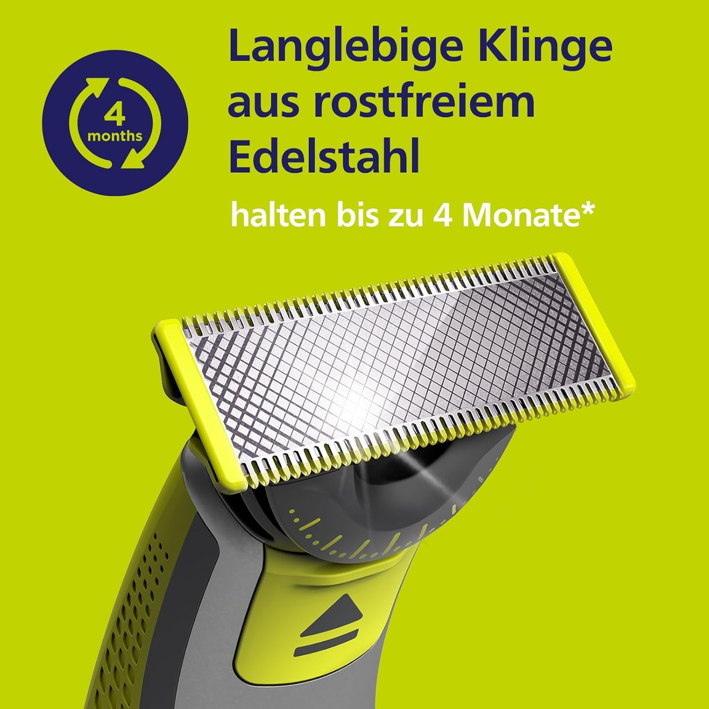 Philips OneBlade 360 Original-Ersatzklingen für alle OneBlade und OneBlade Pro Modelle, Dreierpack (Modell QP430/60)