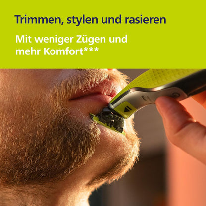 Philips OneBlade Ersatzklingen für alle OneBlade und OneBlade Pro Modelle (Modell QP220/50), Zweier-Pack