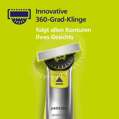 Philips OneBlade Ersatzklingen für alle OneBlade und OneBlade Pro Modelle (Modell QP220/50), Zweier-Pack