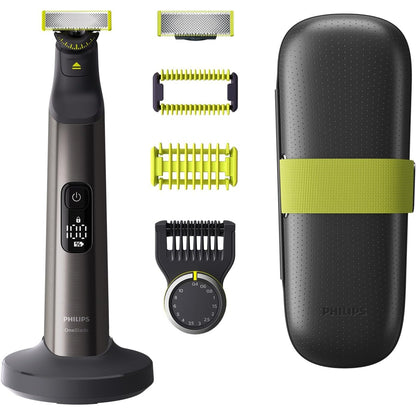 Philips OneBlade Pro 360 - Authentische Elektrischer Bartschneider und Rasierer, 2x Klinge (1x 360-Grad)