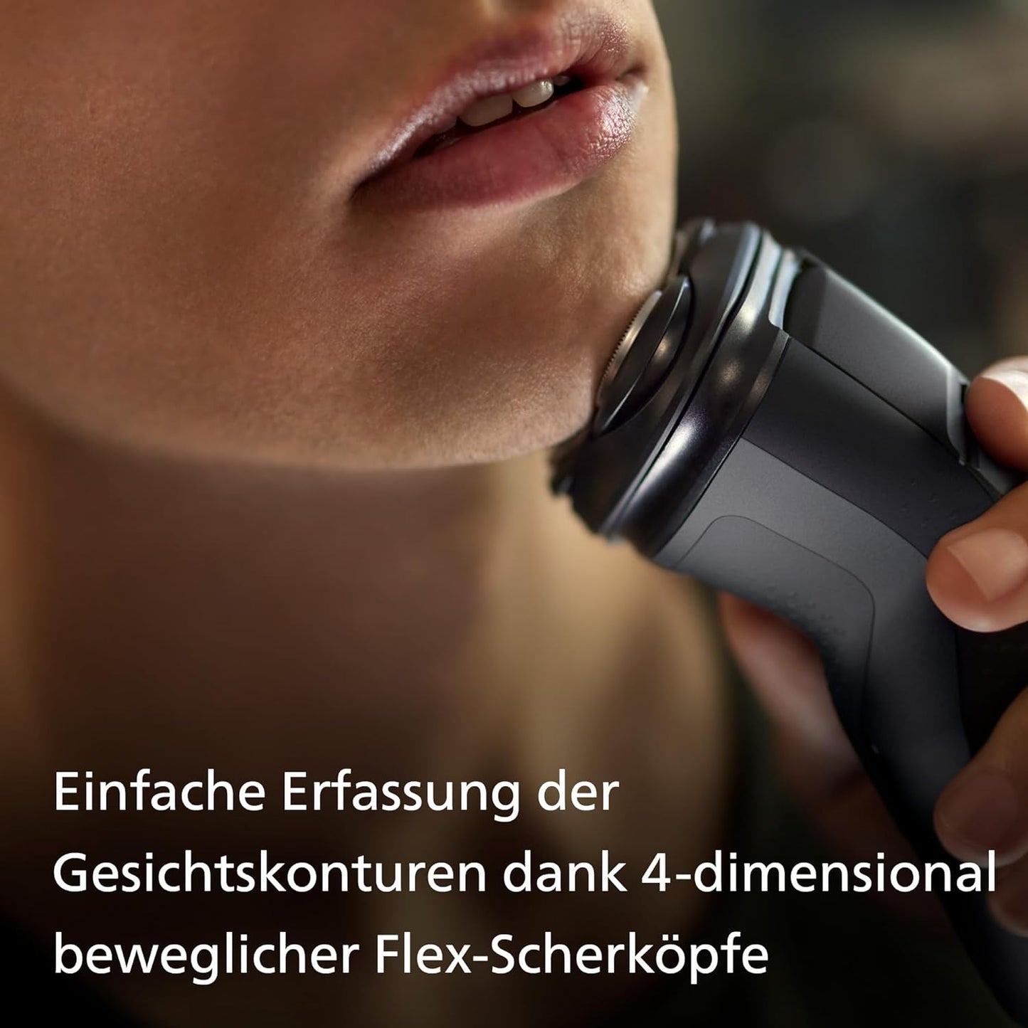 Philips Shaver Series 3000X Elektrischer Nass- und Trockenrasierer für Männer Bartschneider (Modell X3001/00)