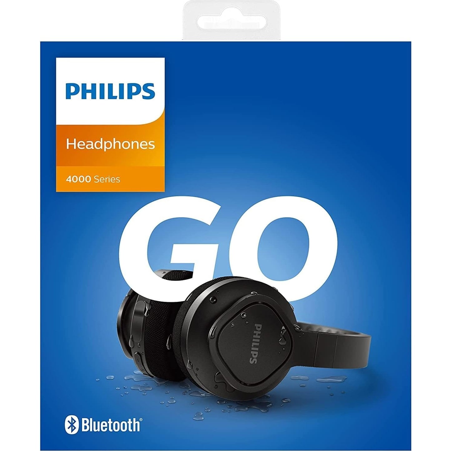 Philips TAA4216BK Kabellose On-Ear-Bluetooth-Sport-Kopfhörer Leicht Robust Waschbare Ohrmuschelpolster IP55