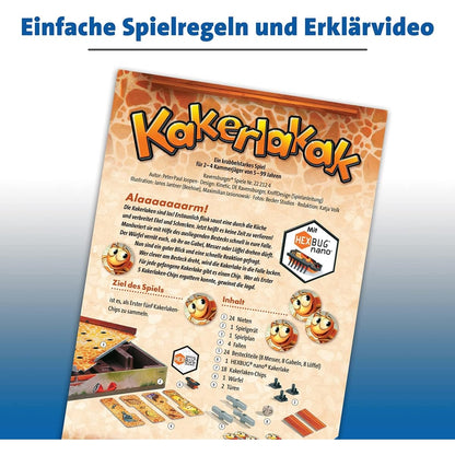 Ravensburger 22212 - Kakerlakak - Kinderspiel mit elektronischer Kakerlake für Groß und Klein