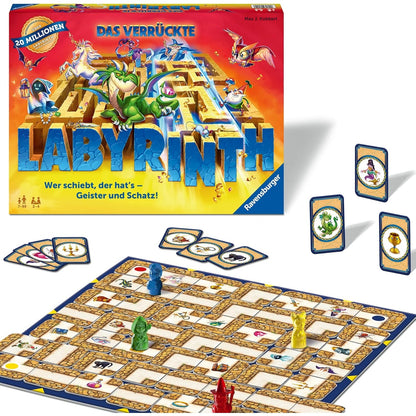 Ravensburger 26955 Das verrückte Labyrinth - Spieleklassiker für 2 - 4 Personen ab 7 Jahren