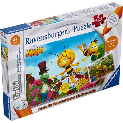 Ravensburger tiptoi 00047 Puzzle für kleine Entdecker: Die Biene Maja / 2 x 24 Teile