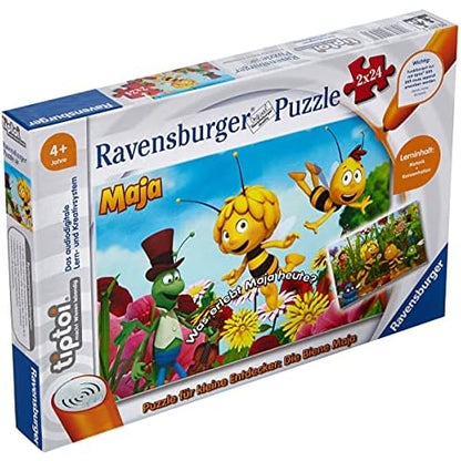 Ravensburger tiptoi 00047 Puzzle für kleine Entdecker: Die Biene Maja / 2 x 24 Teile