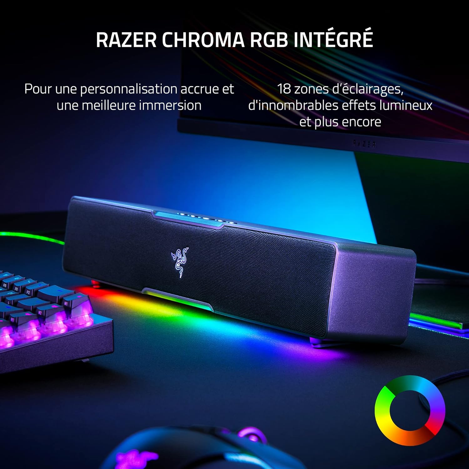 Razer Leviathan V2 X - PC-Gaming-Soundbar Full-Range-Treiber Bluetooth 5.0, Chroma RGB