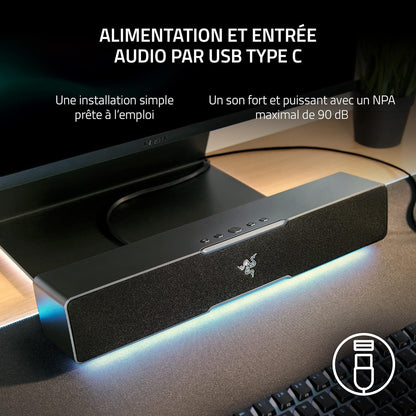 Razer Leviathan V2 X - PC-Gaming-Soundbar Full-Range-Treiber Bluetooth 5.0, Chroma RGB