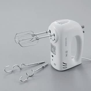 SEVERIN Handmixer Handrührgerät mit 5 Geschwindigkeitsstufen 2 Edelstahl-Rührbesen und -Knethaken