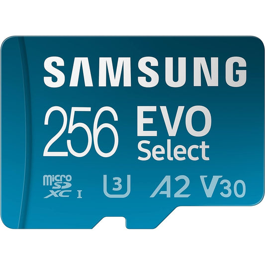 Samsung EVO Select microSD Speicherkarte MB-ME256KA/EU 256 GB, UHS-I U3, Full HD, 130MB/s Lesen