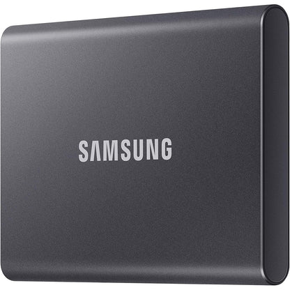 Samsung Portable SSD T7, 500 GB, USB 3.2 Gen.2, 1.050 MB/s Lesen, 1.000 MB/s Schreiben, Externe SSD Festplatte