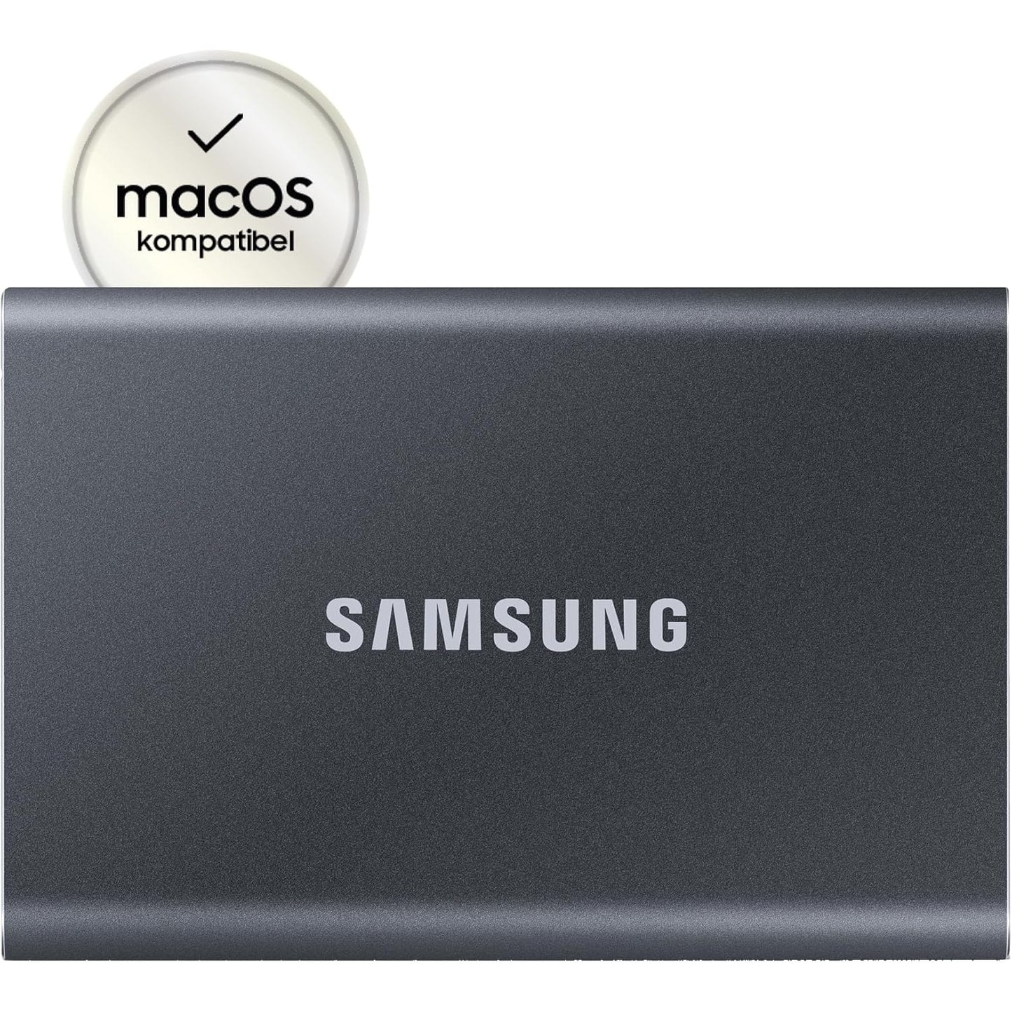 Samsung Portable SSD T7, 500 GB, USB 3.2 Gen.2, 1.050 MB/s Lesen, 1.000 MB/s Schreiben, Externe SSD Festplatte