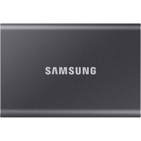 Samsung Portable SSD T7, 500 GB, USB 3.2 Gen.2, 1.050 MB/s Lesen, 1.000 MB/s Schreiben, Externe SSD Festplatte