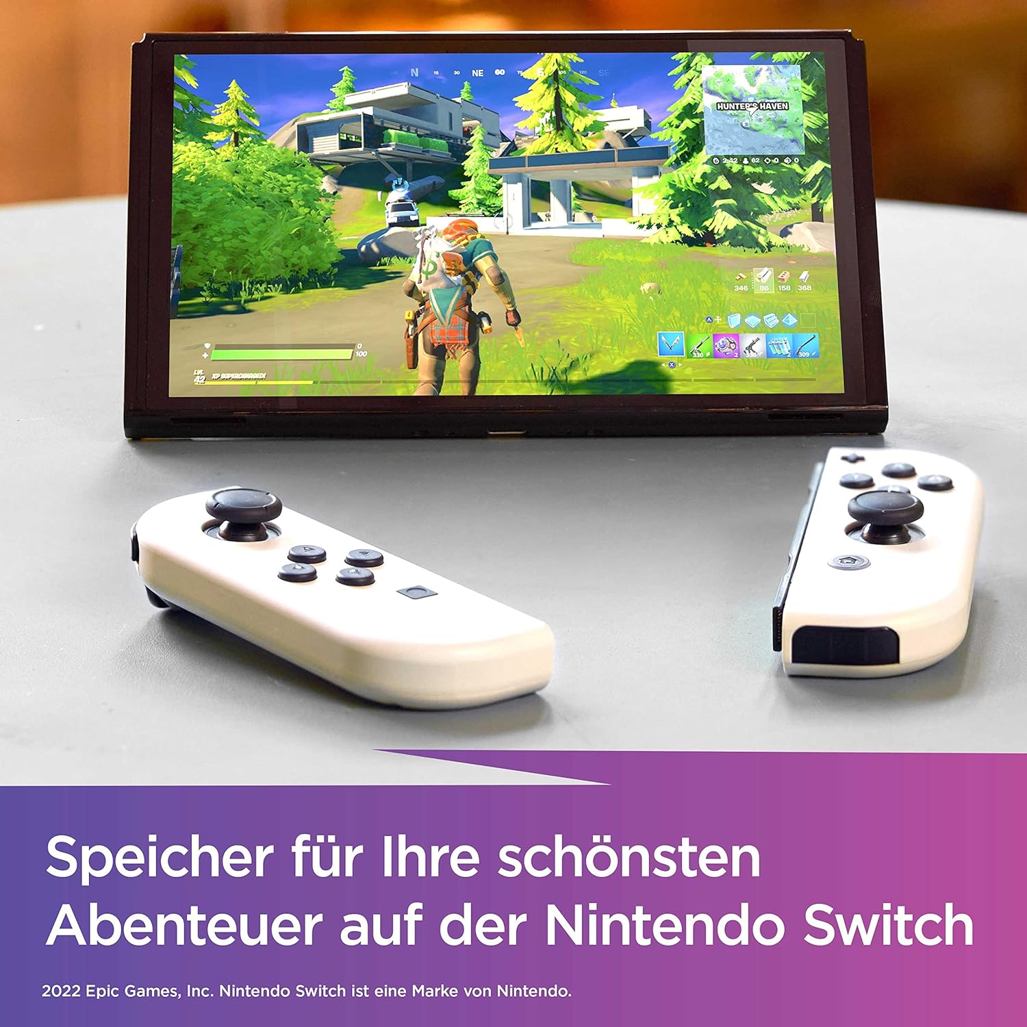 SanDisk microSDXC Karte für Nintendo Switch Fortnite Edition 128 GB Lesen 100 MB/s, 90 MB/s