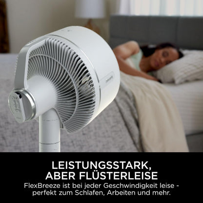 Shark FlexBreeze Hybrid Ventilator Leise, Kabelgebunden & Kabellos Innen- und Außenbereich