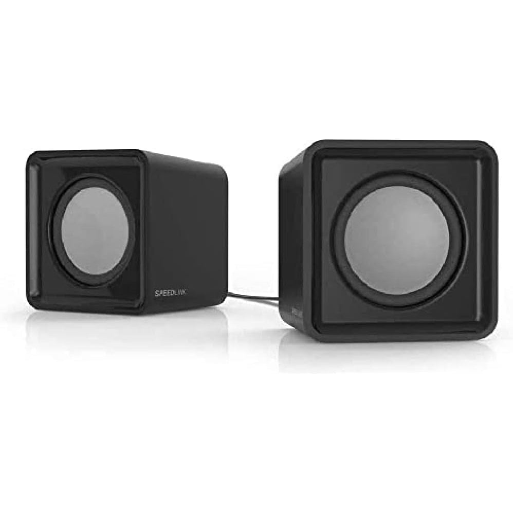 Speedlink TWOXO Stereo Speakers USB-Lautsprecher mit Klinkenstecker für Gaming und Musik