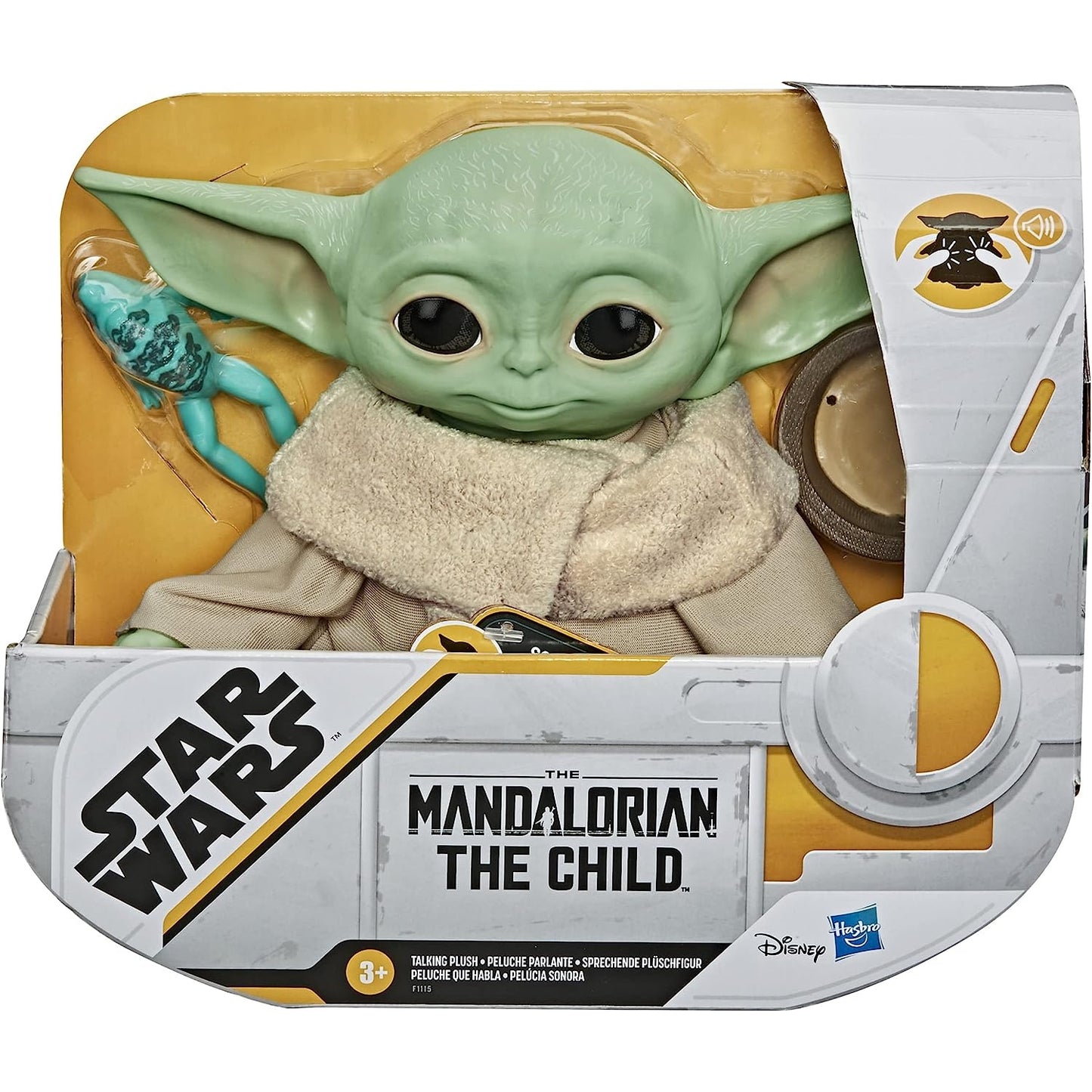 Star Wars The Child sprechende Plüsch-Figur The Mandalorian Spielzeug, Baby Yoda