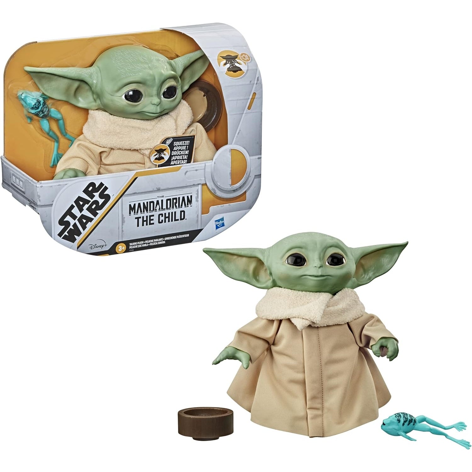 Star Wars The Child sprechende Plüsch-Figur The Mandalorian Spielzeug, Baby Yoda