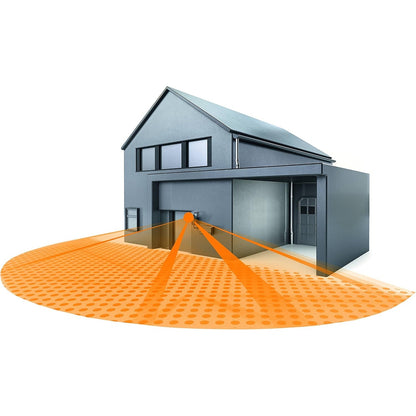 Steinel Bewegungsmelder IS 180-2 weiß 180° Passiv-Infrarot Bewegungssensor, Dämmerungssensor