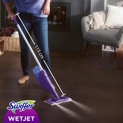 Swiffer WetJet Bodenwischer All-in-1 Wischer Set als Starterset für fast jeden Boden