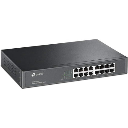 TP-LINK TL-SF1016DS 16 Port Netzwerk Switch (lüfterloses Passivkühlkonzept)